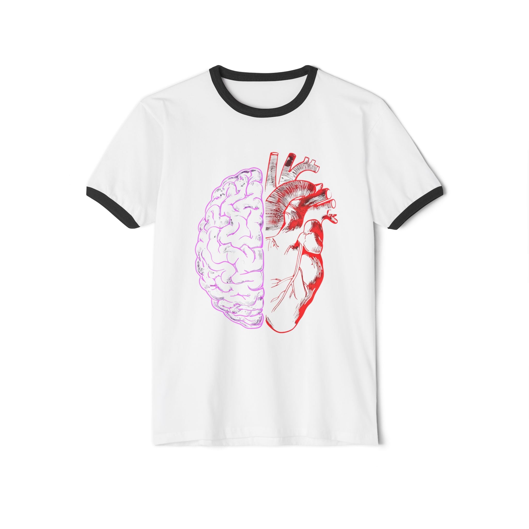 Heart & Brain Ringer Tee