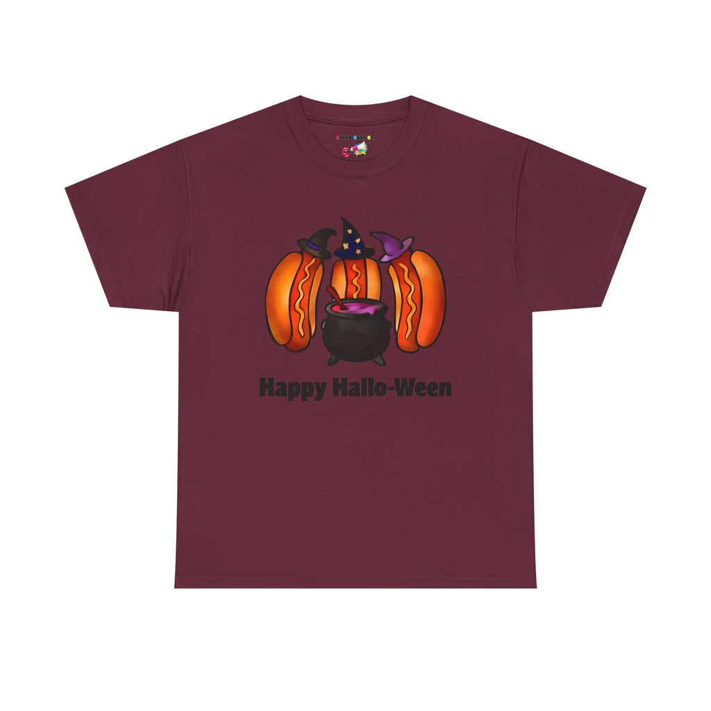 "Happy Hallo-Ween" Hotdog Witches Tee