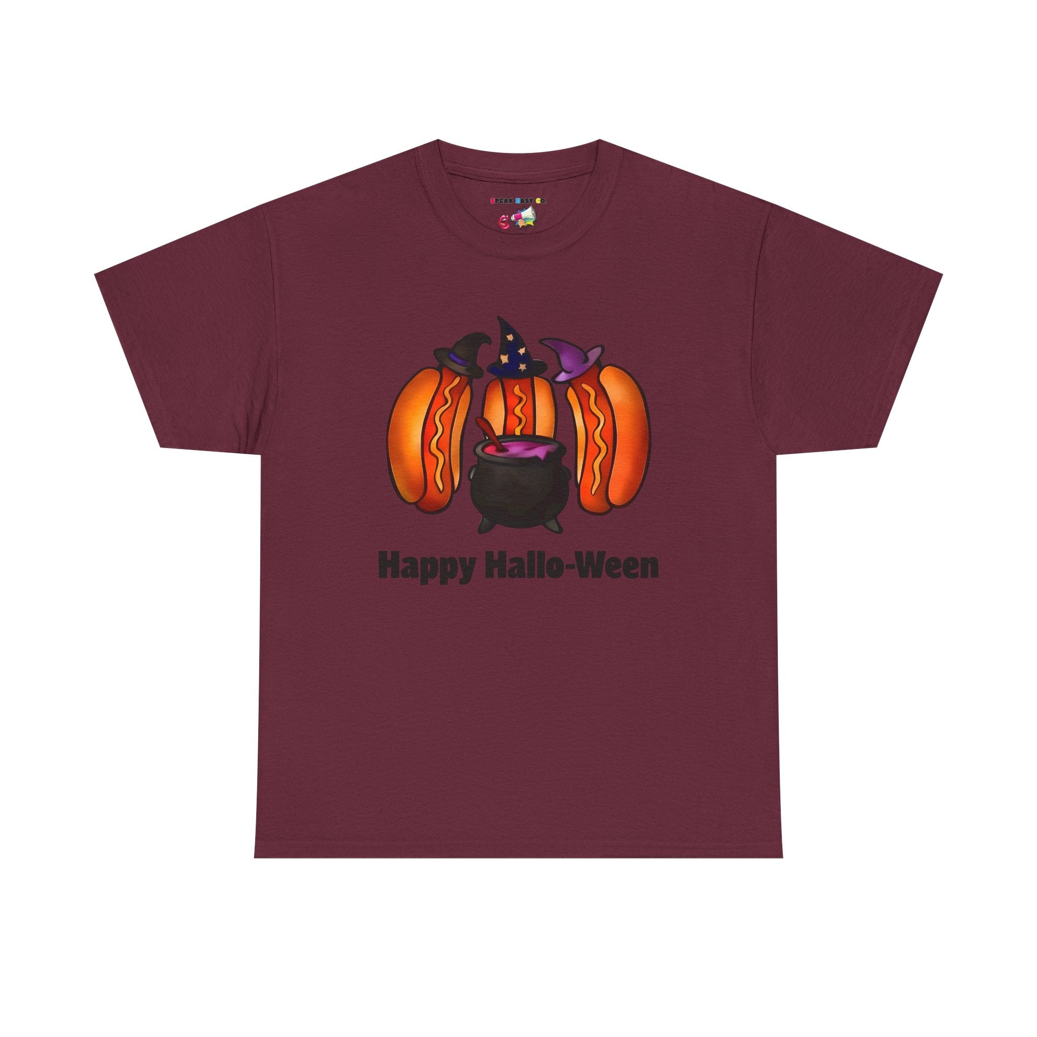 "Happy Hallo-Ween" Hotdog Witches Tee