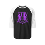 "Stay Dark" 3/4th Sleeve Raglan Shirt