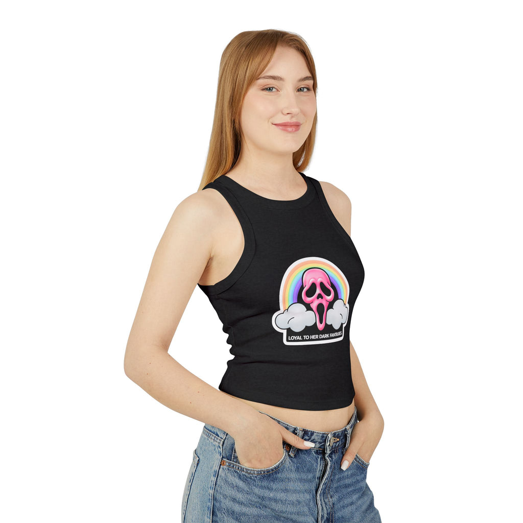 Ghostface Crop Tank Top