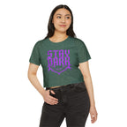 "Stay Dark" Cropped Tee