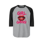 "Girl Gang" 3/4th Sleeve Raglan Shirt
