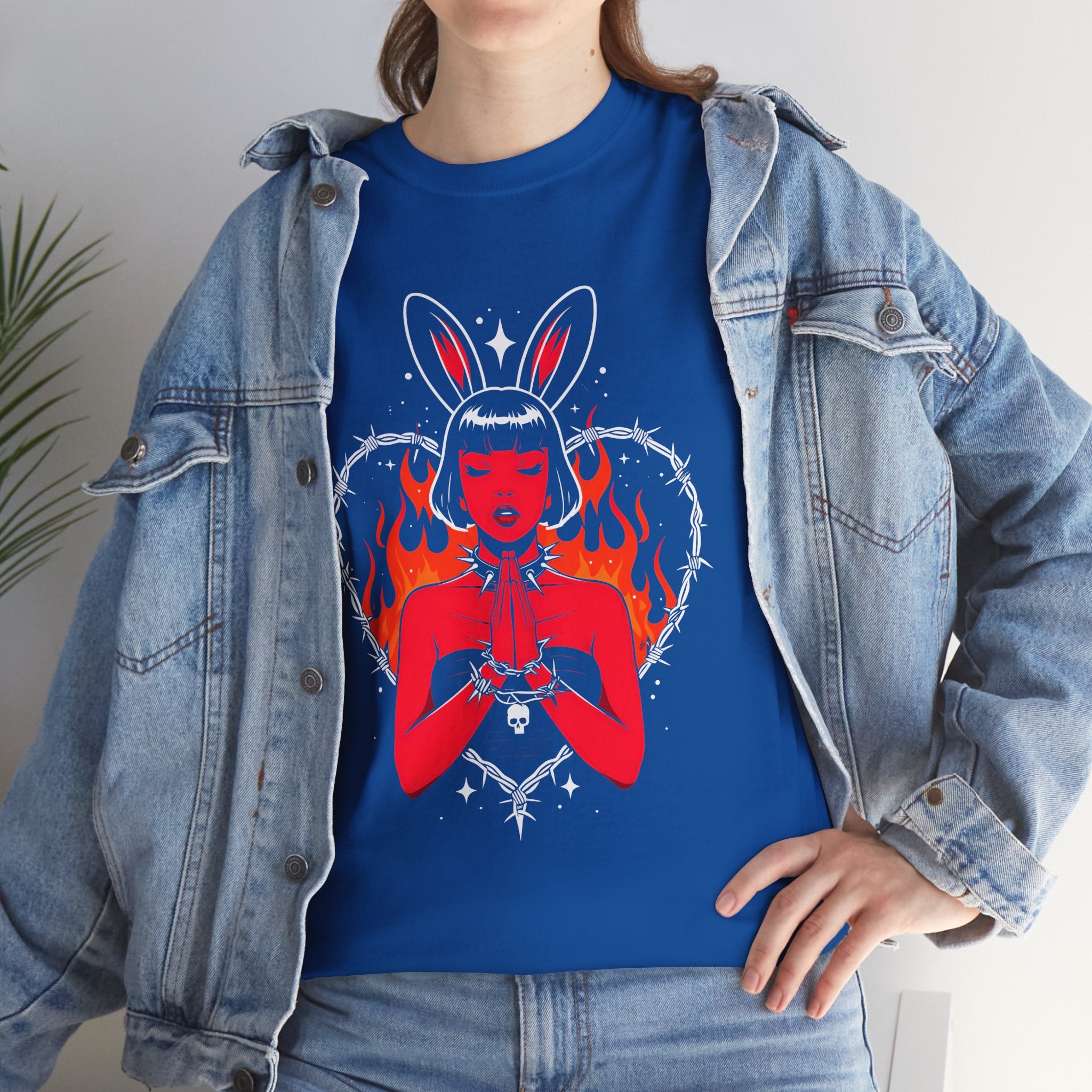 Edgy Bunny Heart Tee