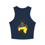 Afro Puffs Racer Tank