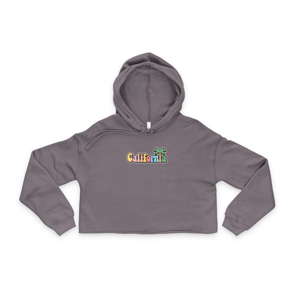 California Palm Tree Cropped Hoodie