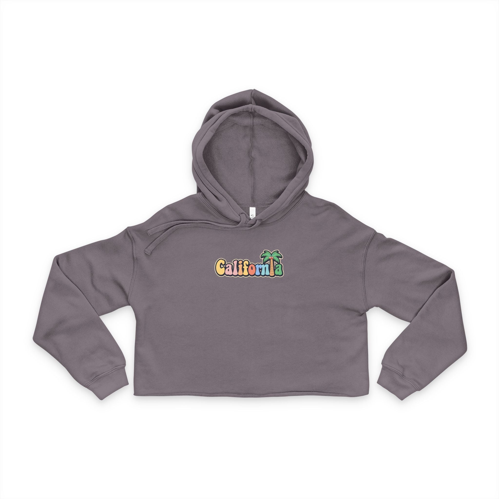 California Palm Tree Cropped Hoodie