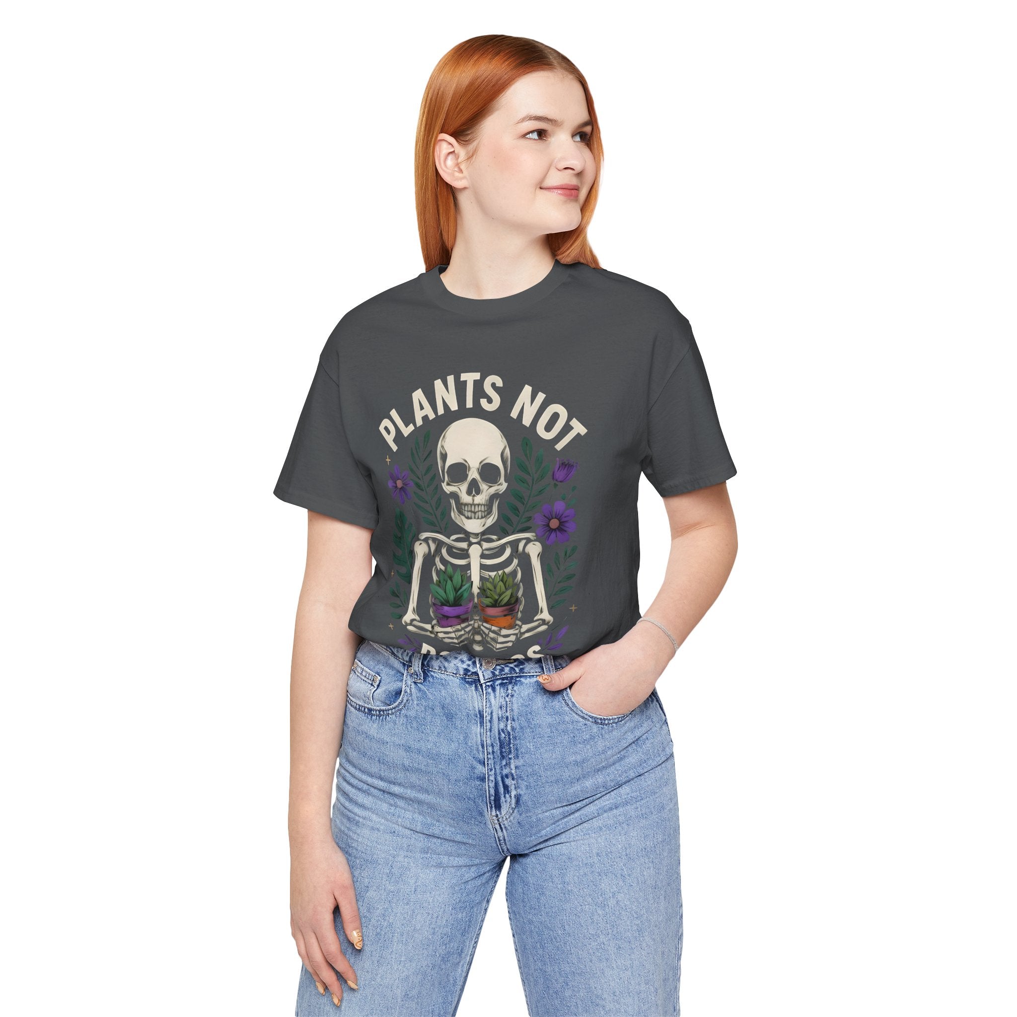 Plants Not Politics Skull Tee