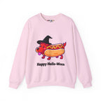 "Happy Hallo-Ween" Hotdog Costume Crewneck Sweatshirt