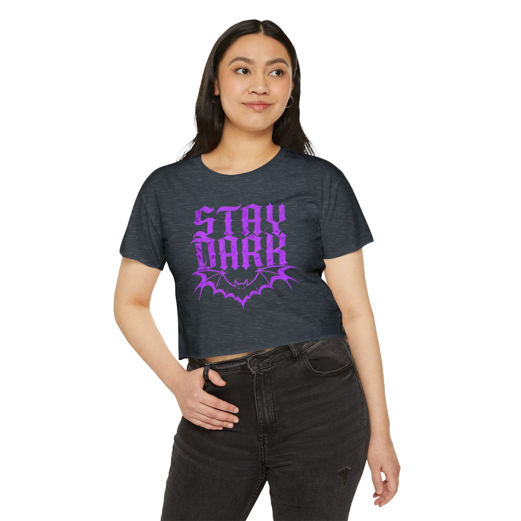 "Stay Dark" Cropped Tee
