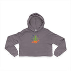 Galactic Alien Cropped Hoodie