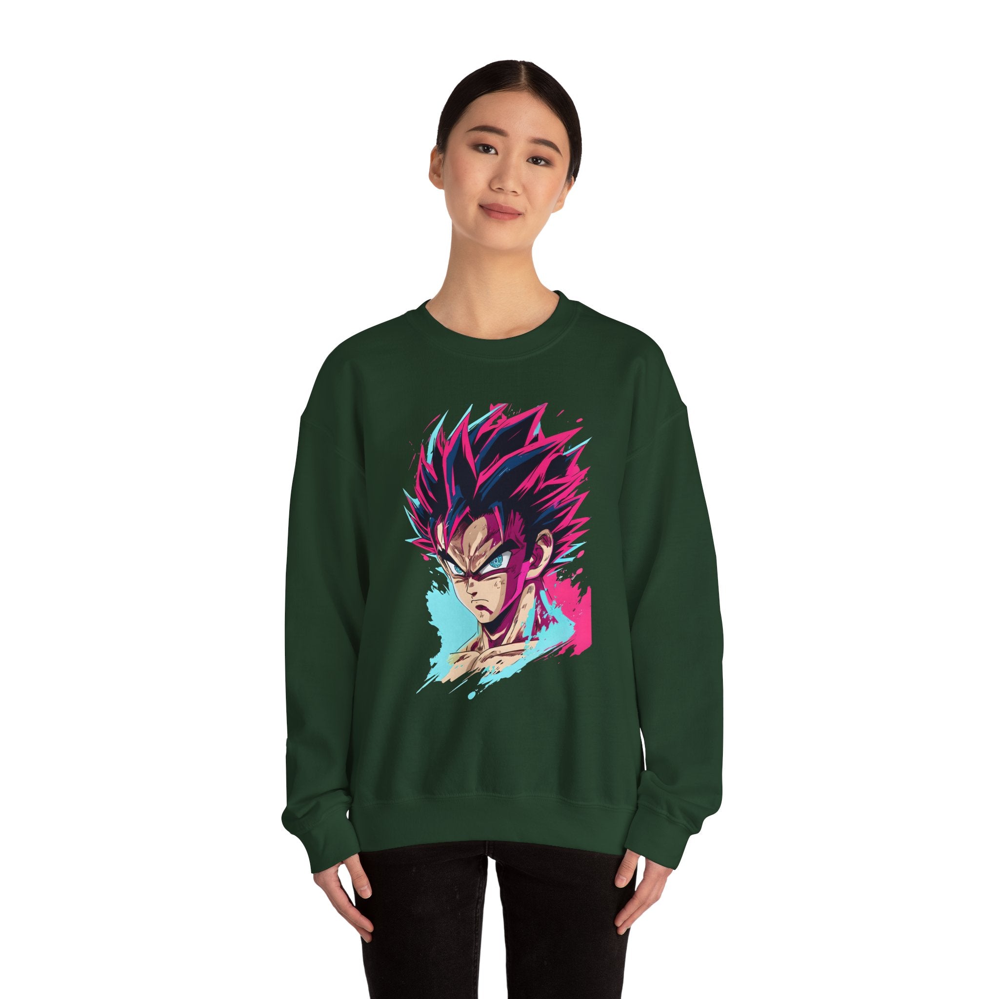 Anime-Inspired Crewneck Sweatshirt