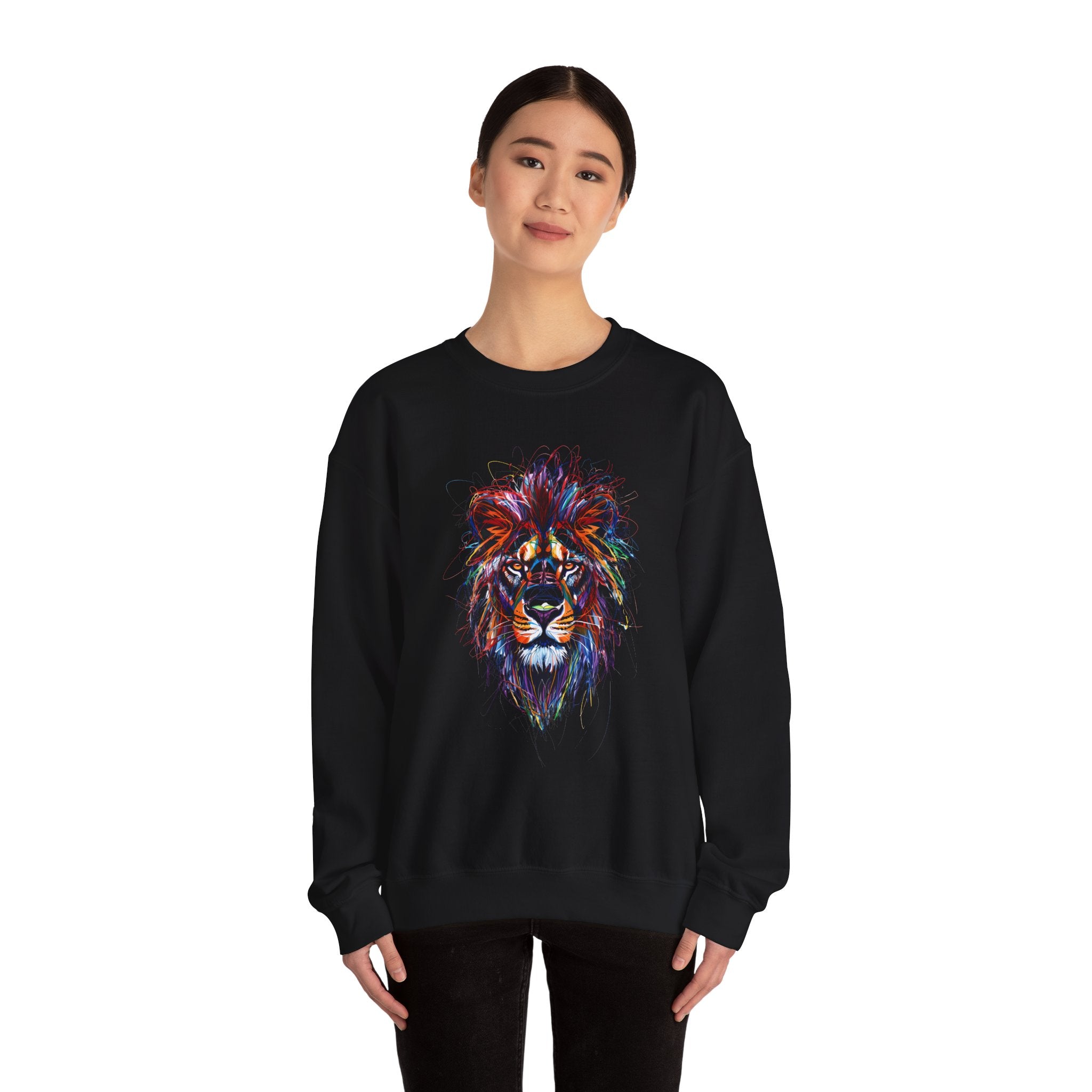 Lion Scribble Crewneck Sweatshirt