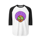Afro 3/4th Sleeve Raglan Shirt