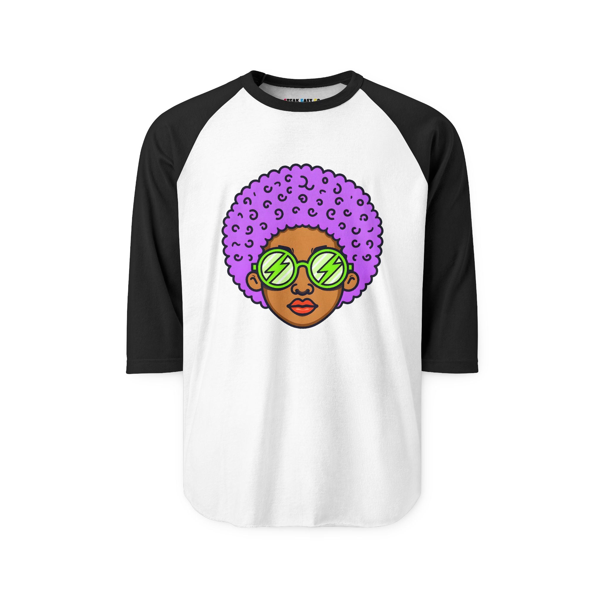 Afro 3/4th Sleeve Raglan Shirt