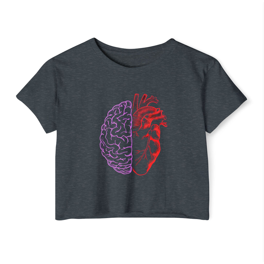 Heart & Brain Cropped Tee