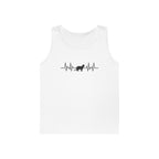 Black Cat Heartbeat Tank