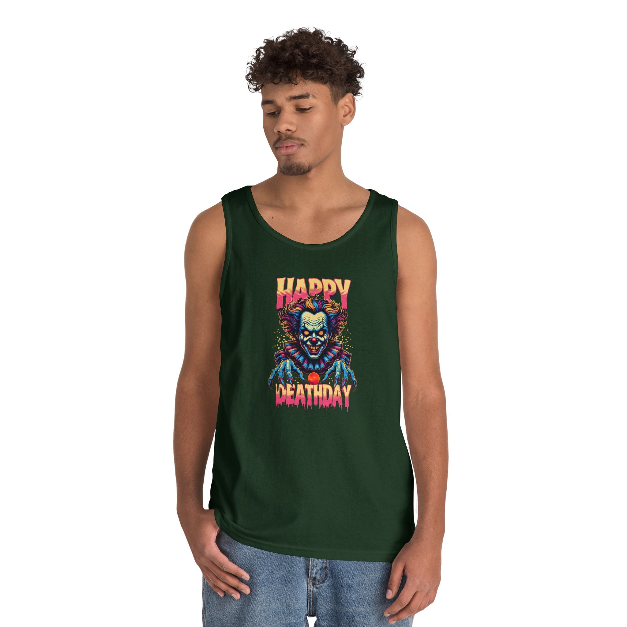 "Happy Deathday" Clown Tank