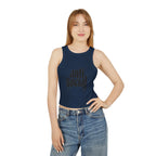 Anti-Social Micro Rib Racer Tank Top