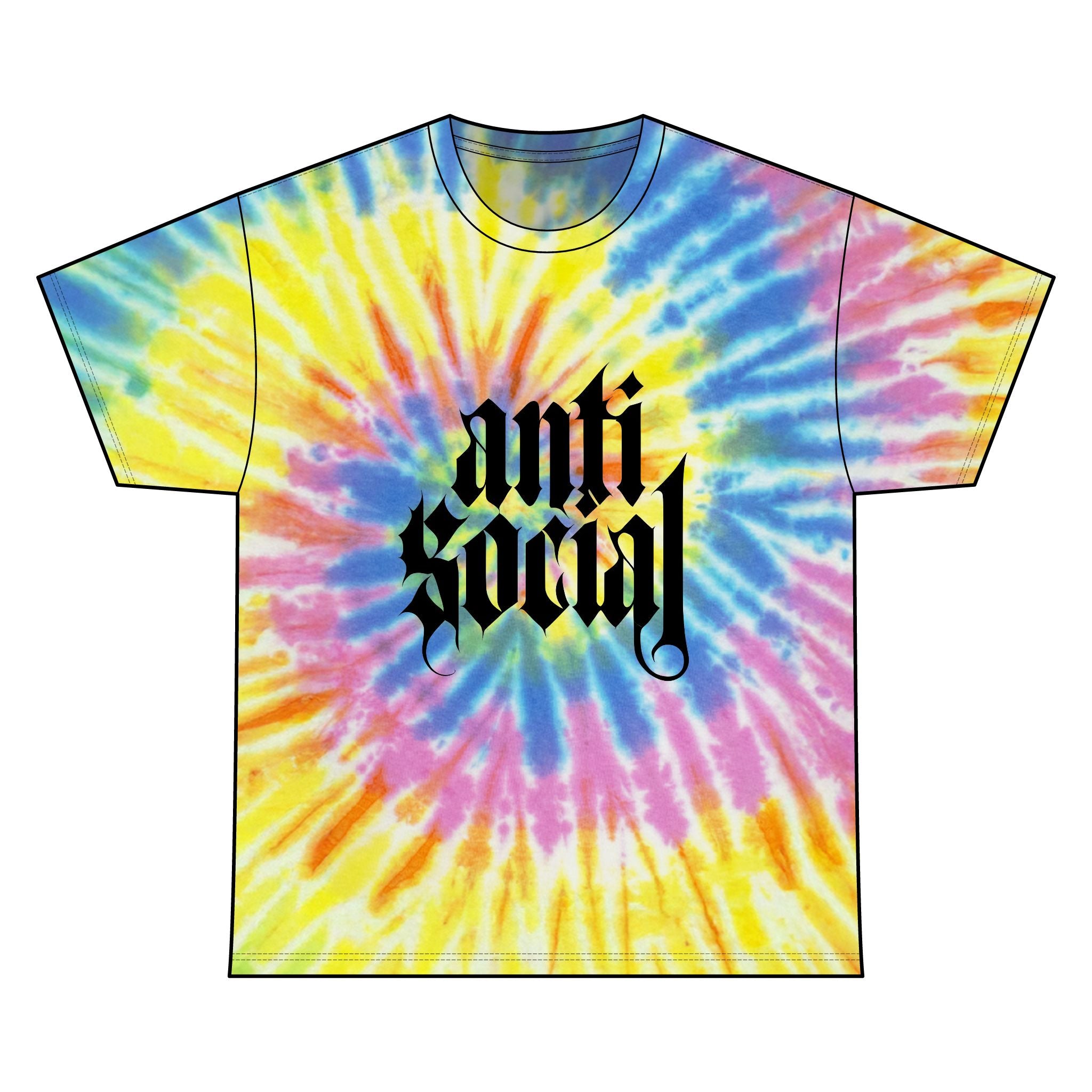 Anti Social Tie Dye Tee