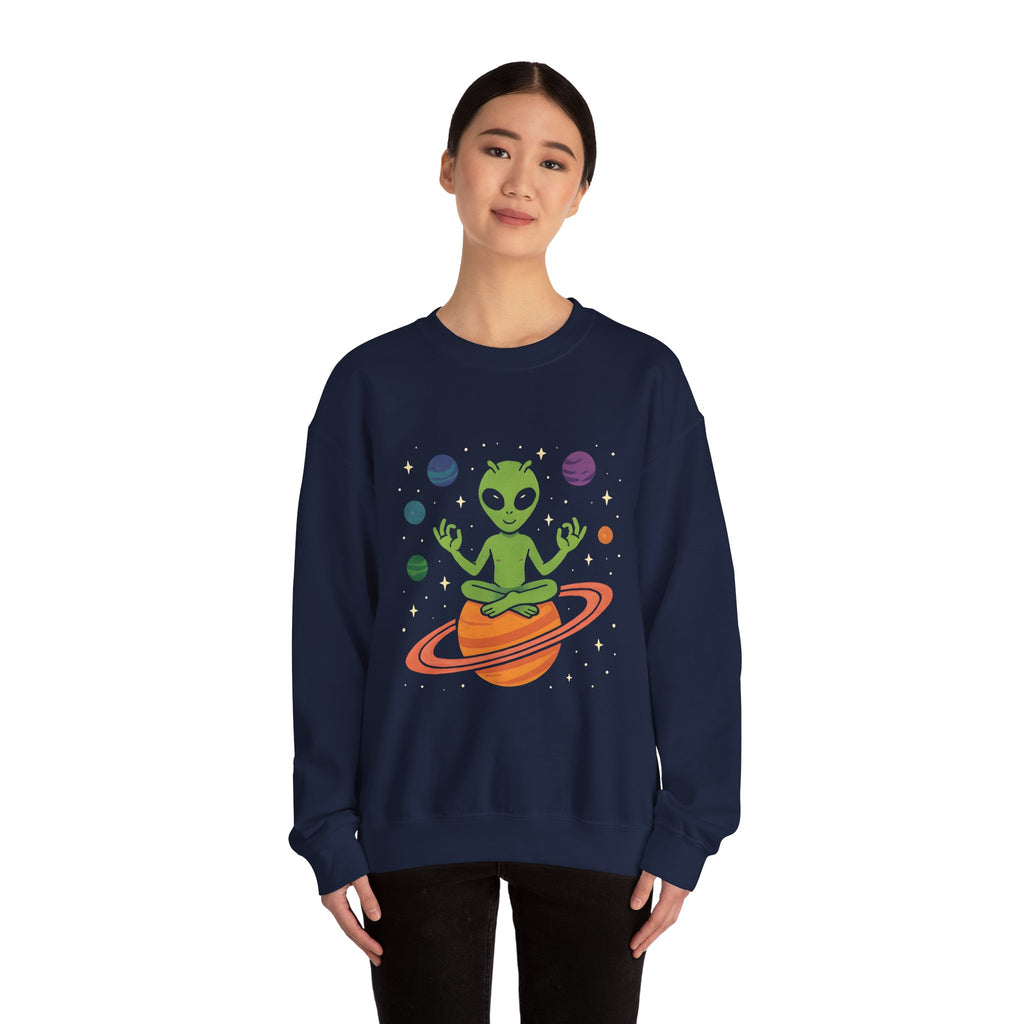 Galactic Alien Crewneck Sweatshirt