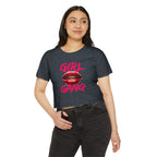 "Girl Gang" Cropped Tee