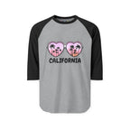 California Glasses 3/4th Sleeve Raglan Shirt