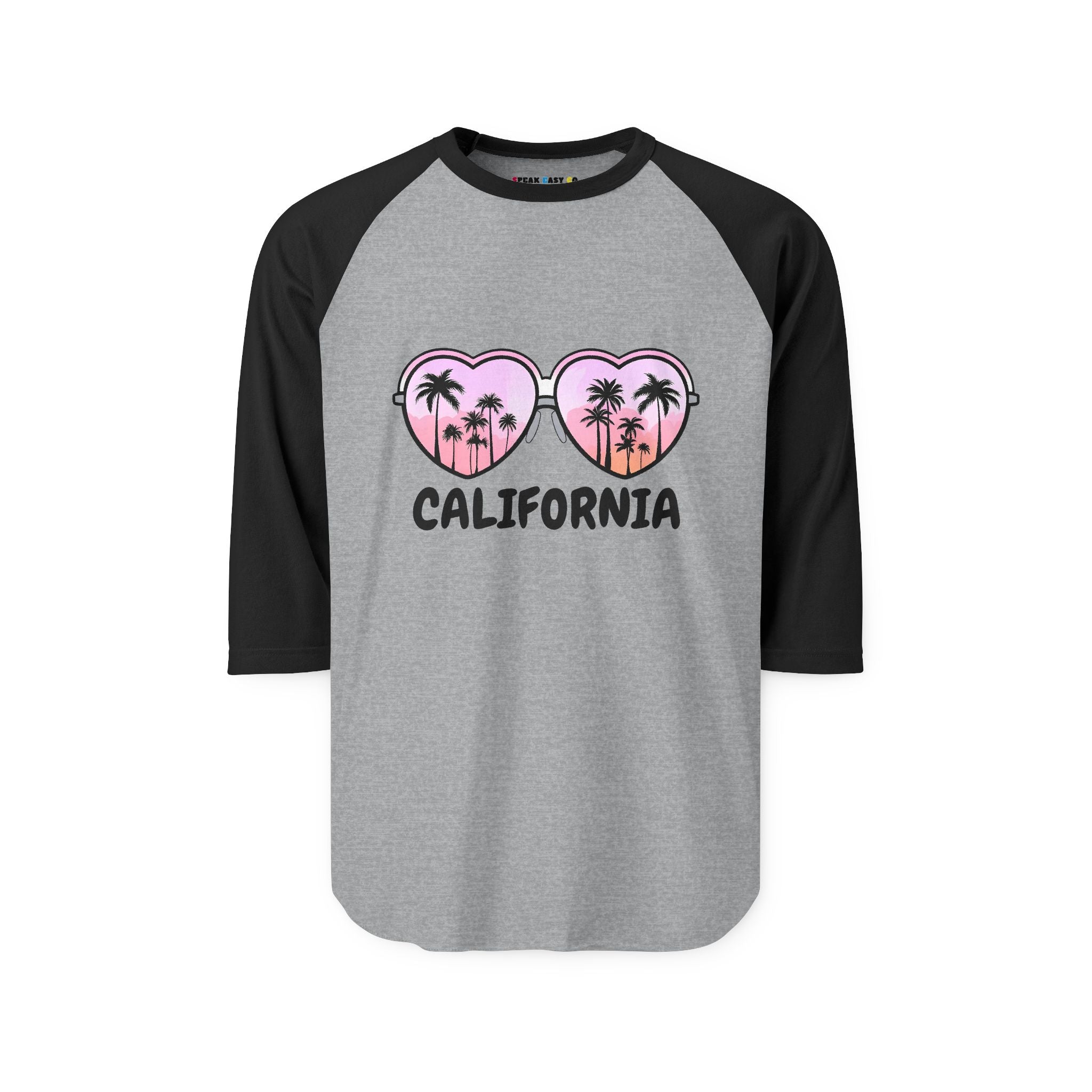 California Glasses 3/4th Sleeve Raglan Shirt