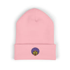 Afro Embroidered Cuffed Beanie