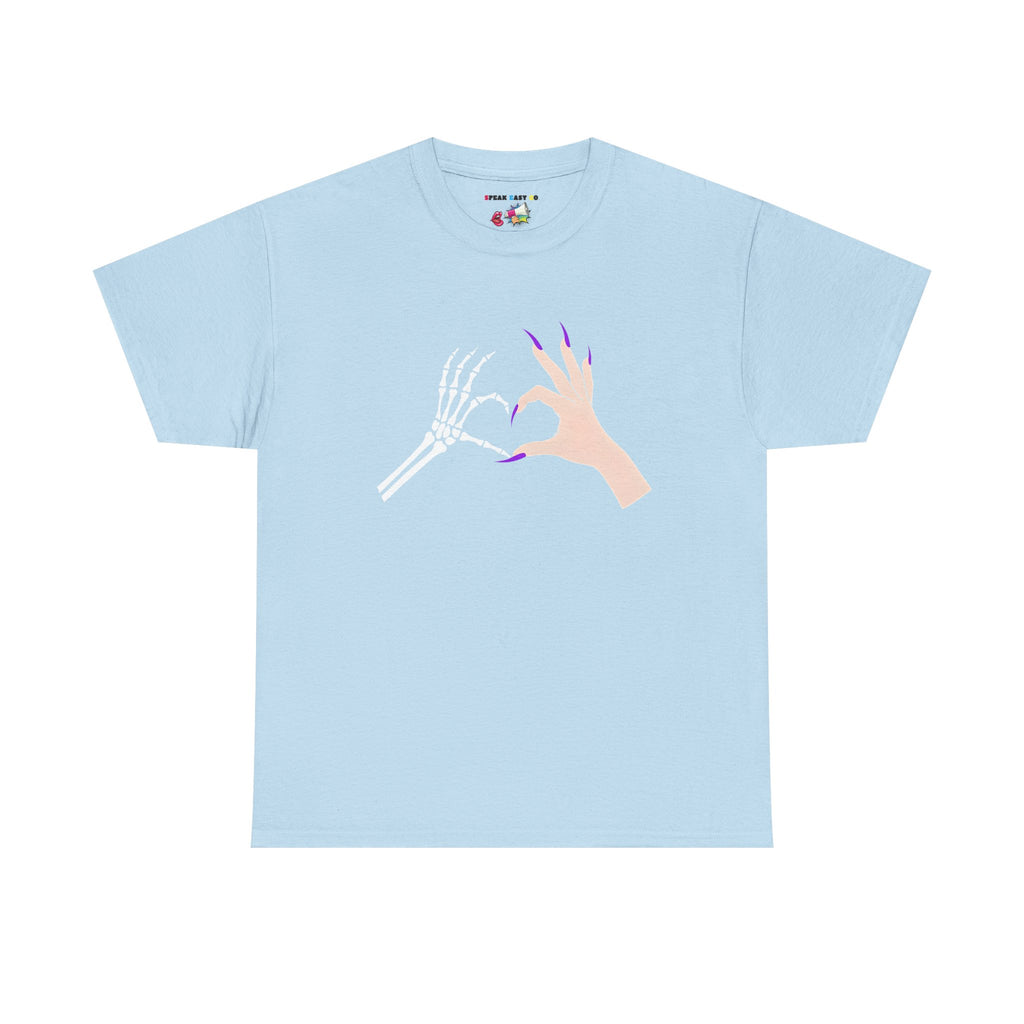 Skeleton Hand Heart Tee