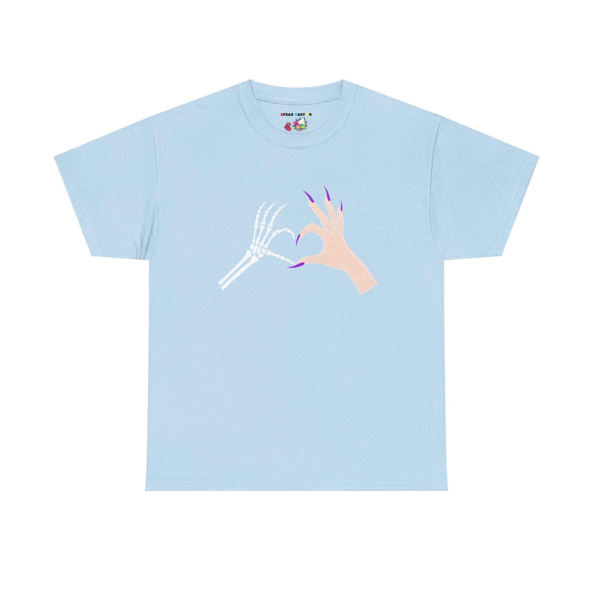 Skeleton Hand Heart Tee