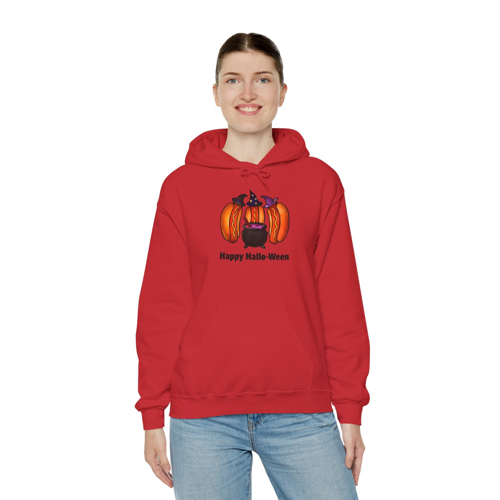 "Happy Hallo-Ween" Hotdog Witches Hoodie
