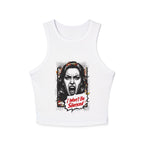 Graphic Crop Tank Top - I Won't Be Silenced
