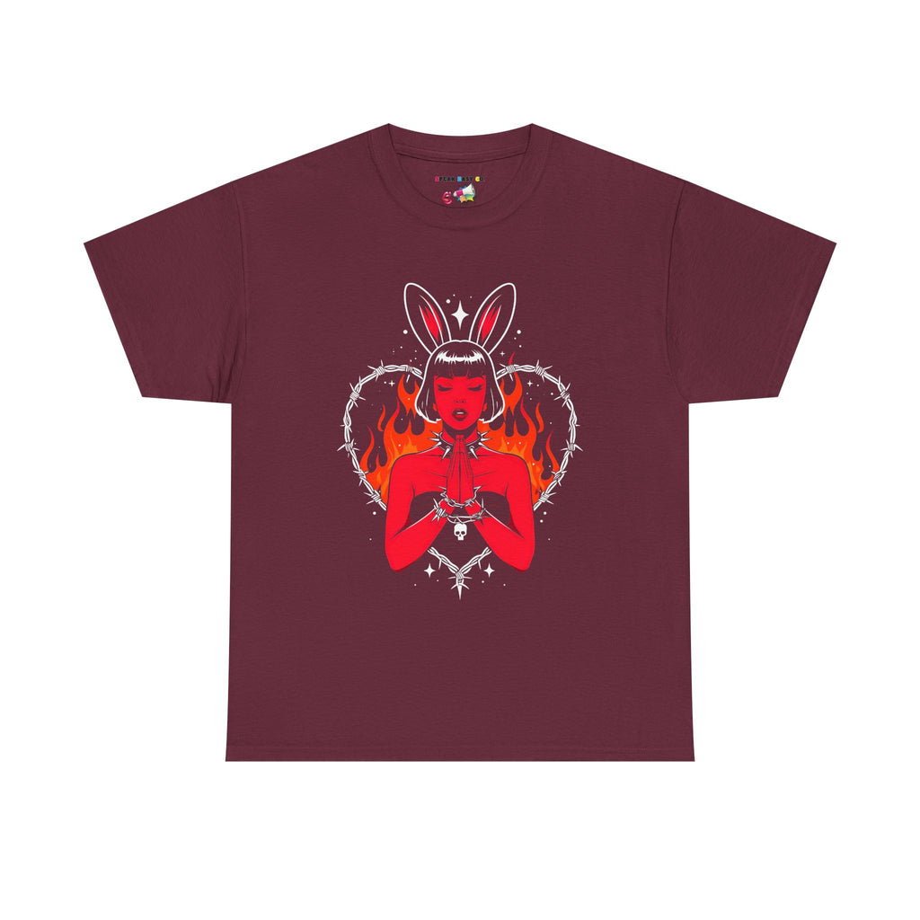 Edgy Bunny Heart Tee