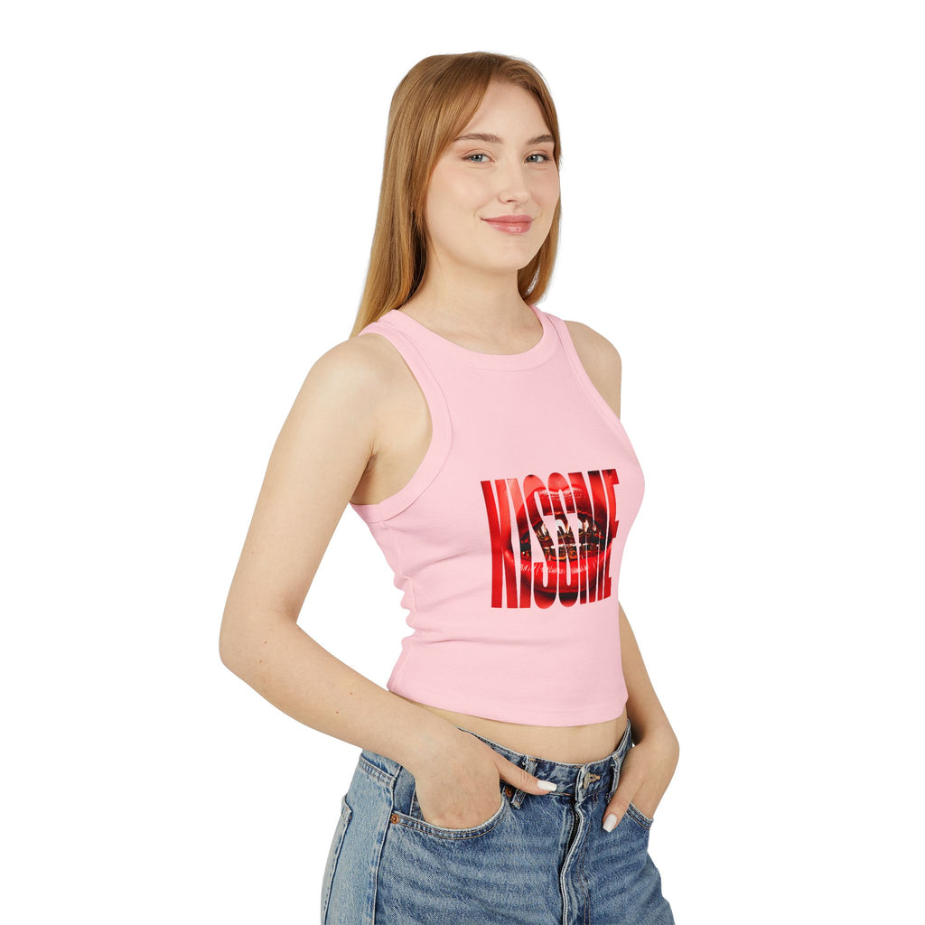"Kiss Me" Cropped Tank