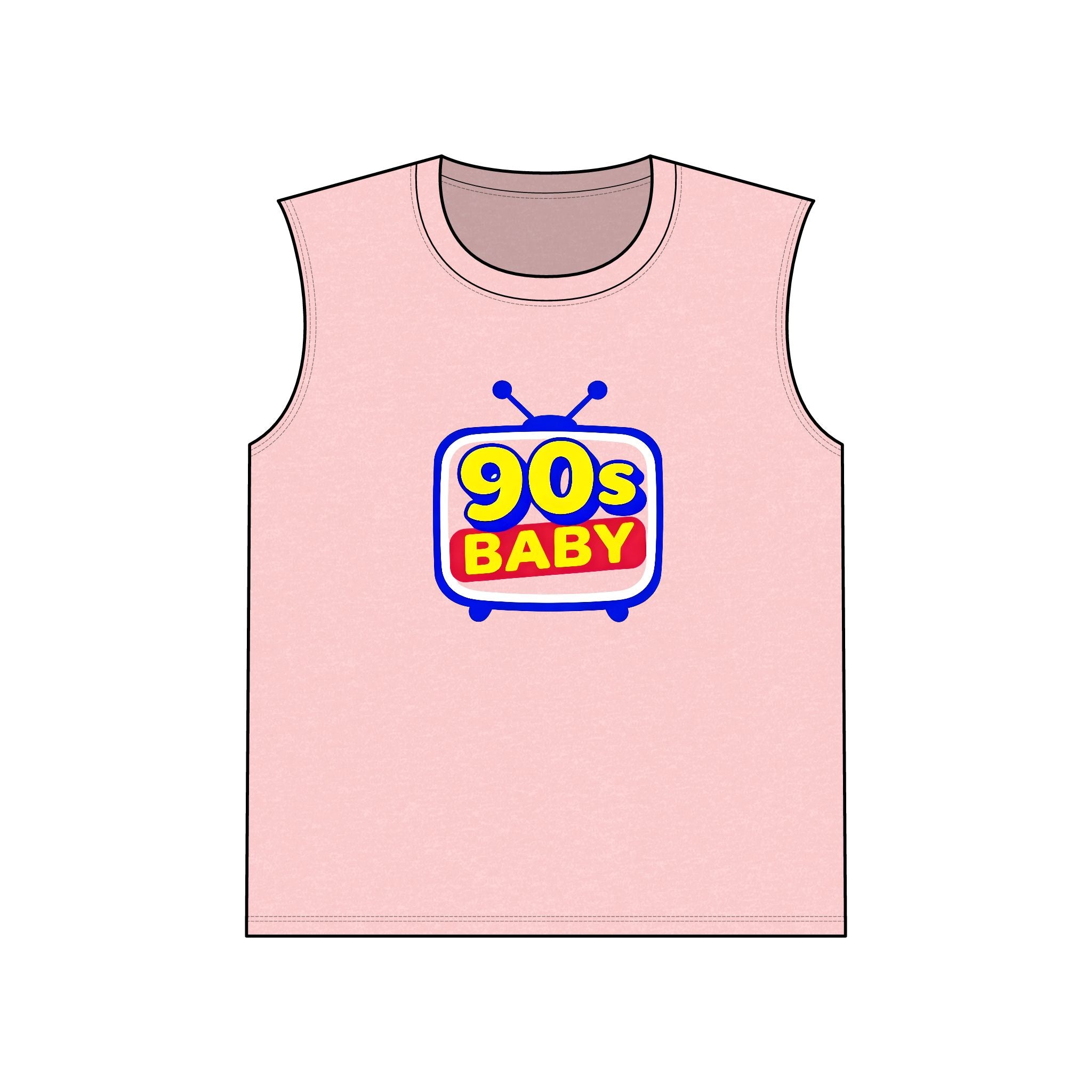 90s Baby Jersey Muscle Tank