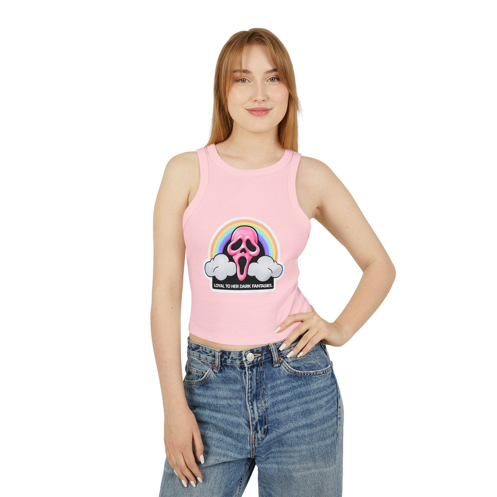 Ghostface Crop Tank Top