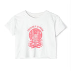 "Empathy Is Punk" Cropped Tee