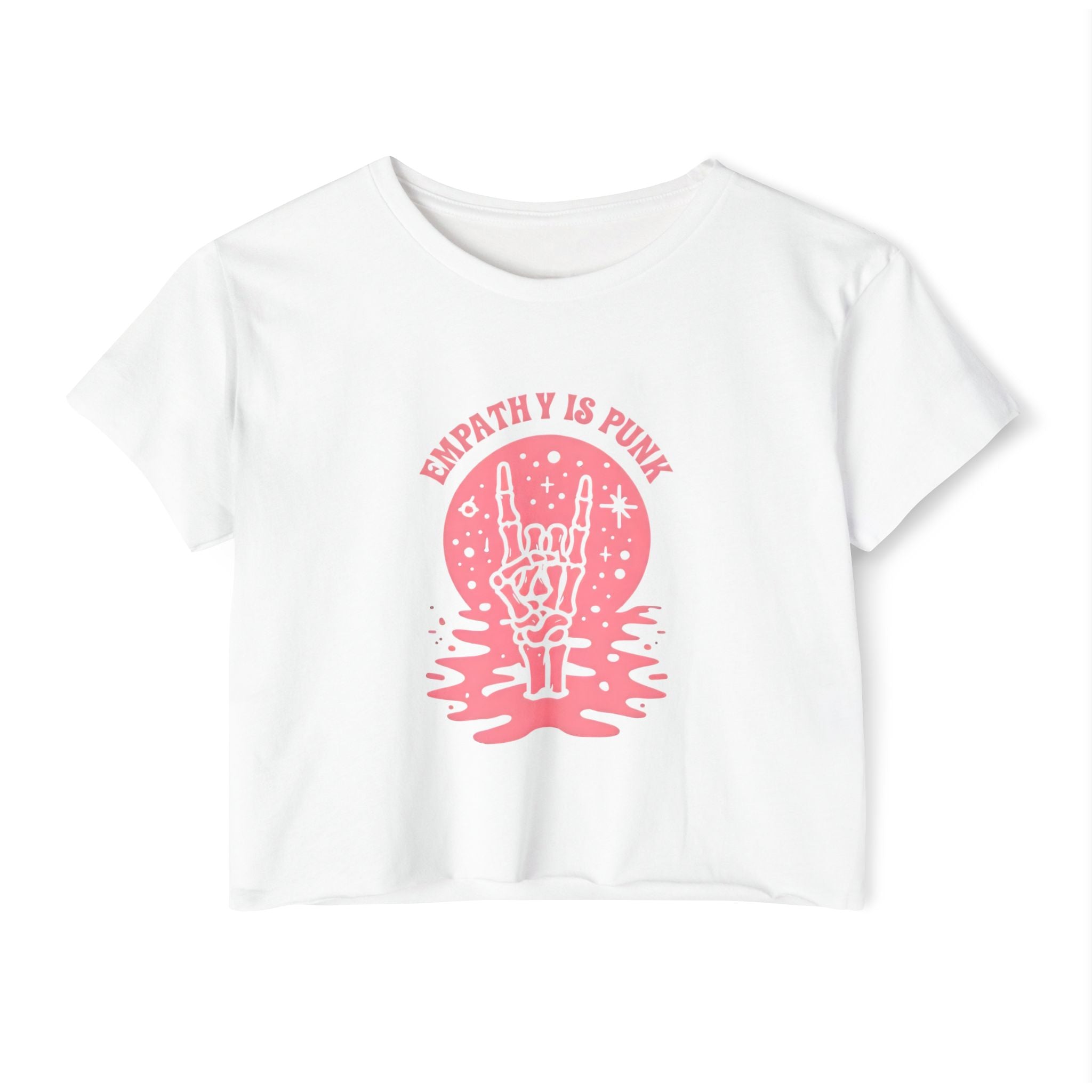 "Empathy Is Punk" Cropped Tee