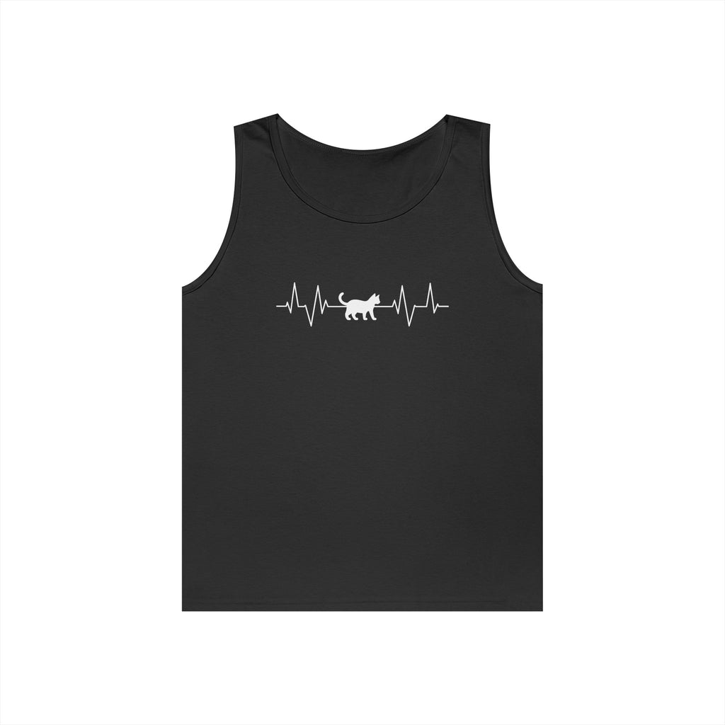 White Cat Heartbeat Tank