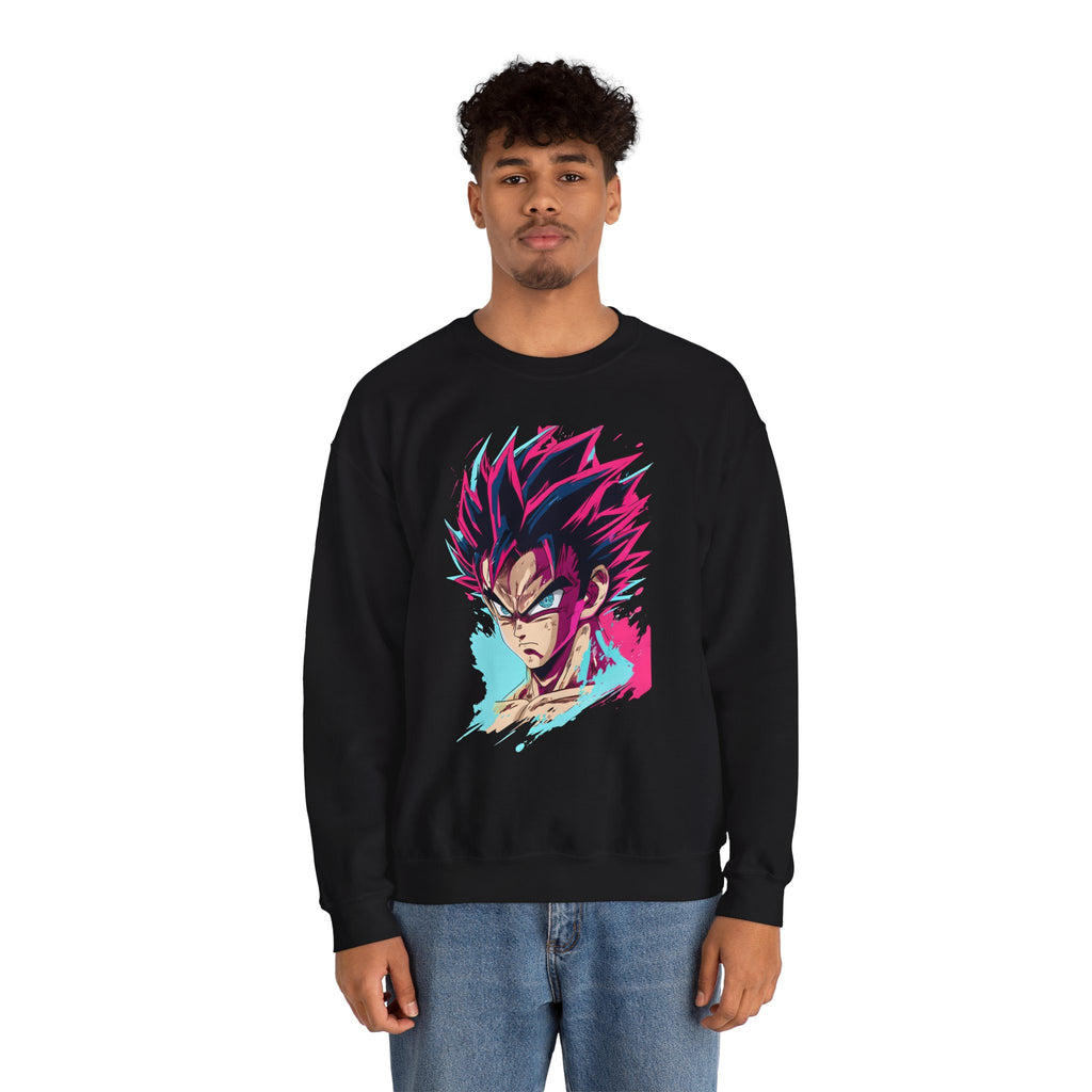 Anime-Inspired Crewneck Sweatshirt
