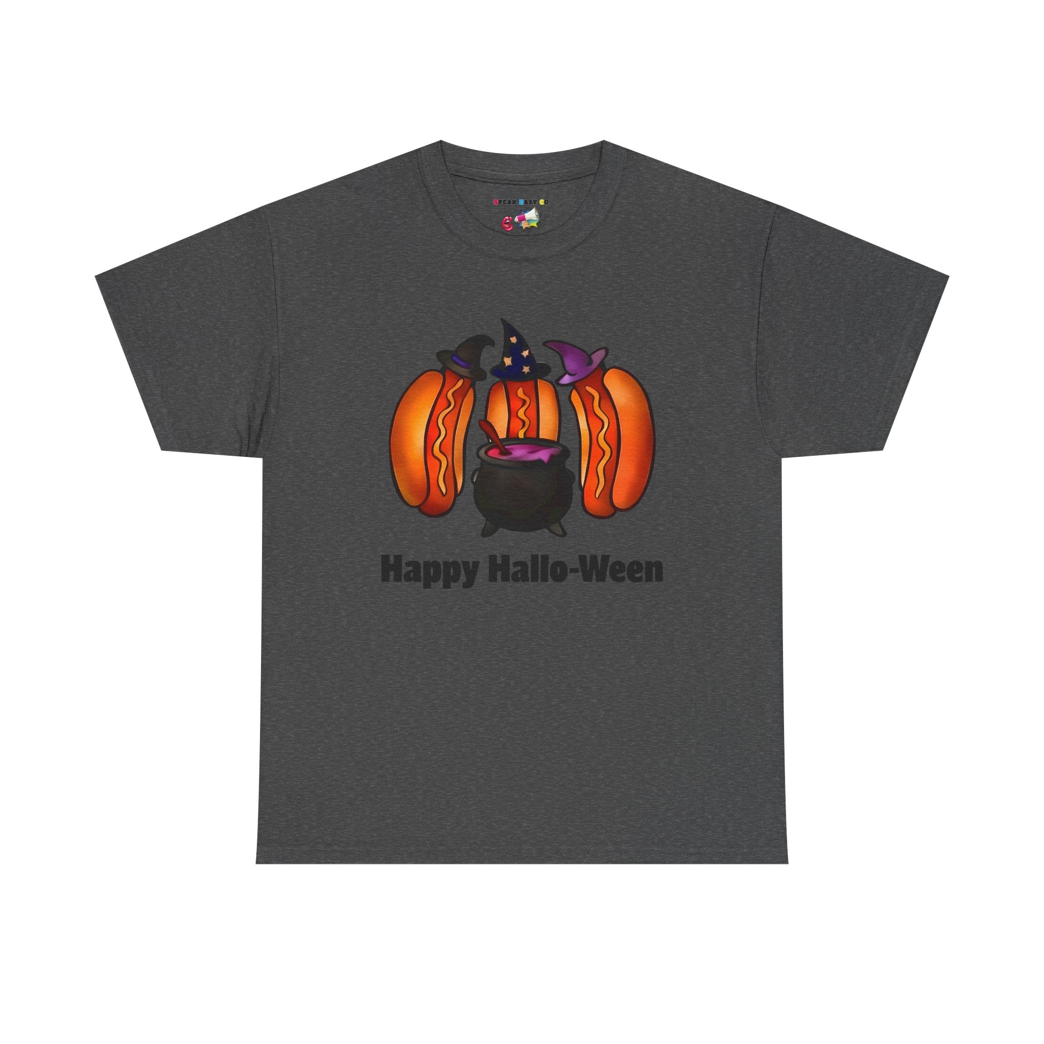 "Happy Hallo-Ween" Hotdog Witches Tee