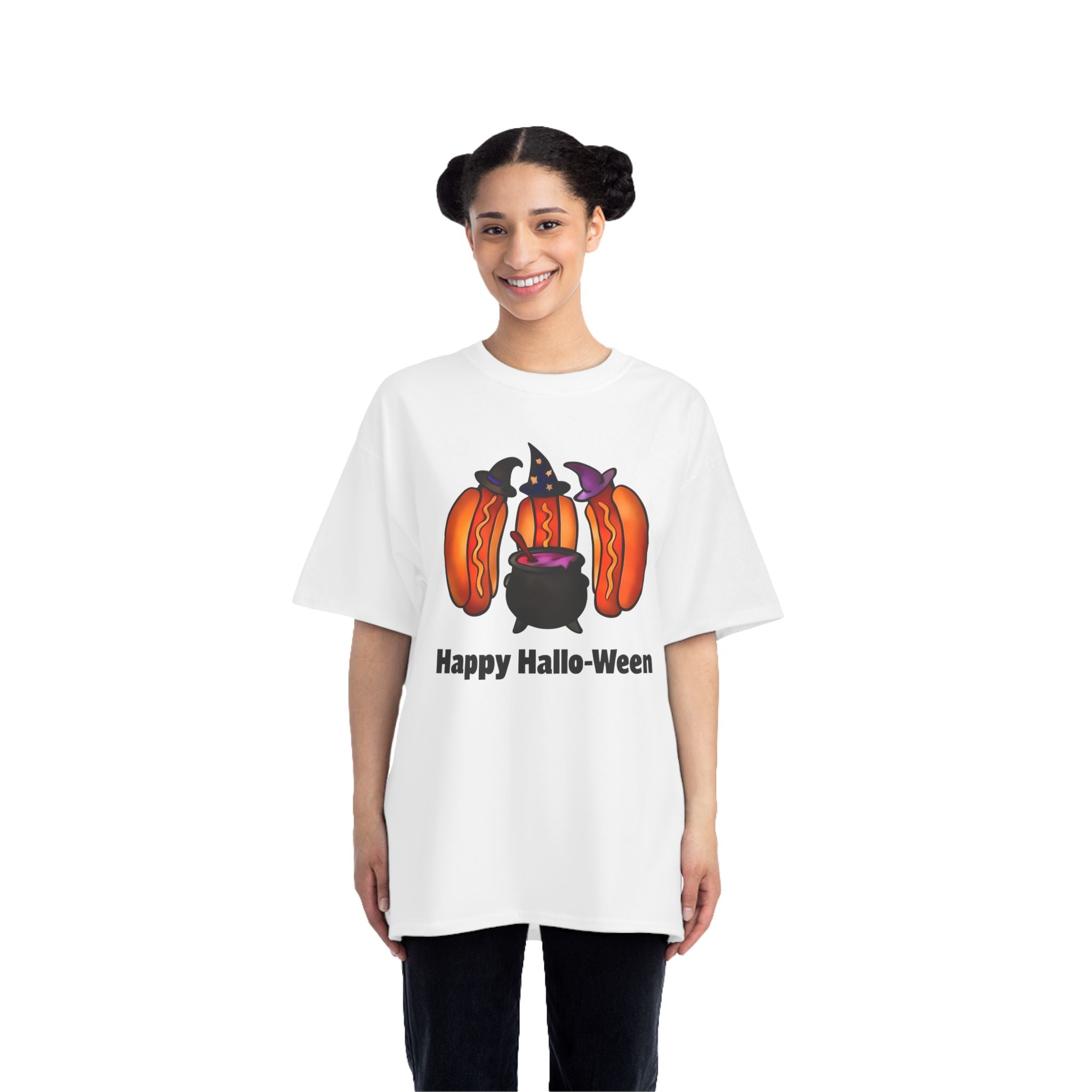 "Happy Hallo-Ween" Hotdog Witches Tee