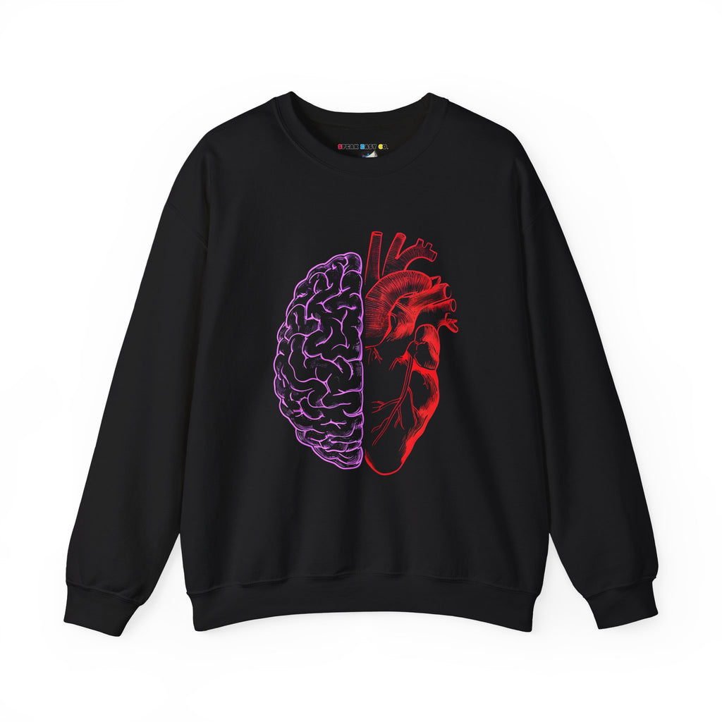Heart & Brain Crewneck Sweatshirt