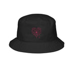 Spiderweb Heart Embroidered Bucket Hat