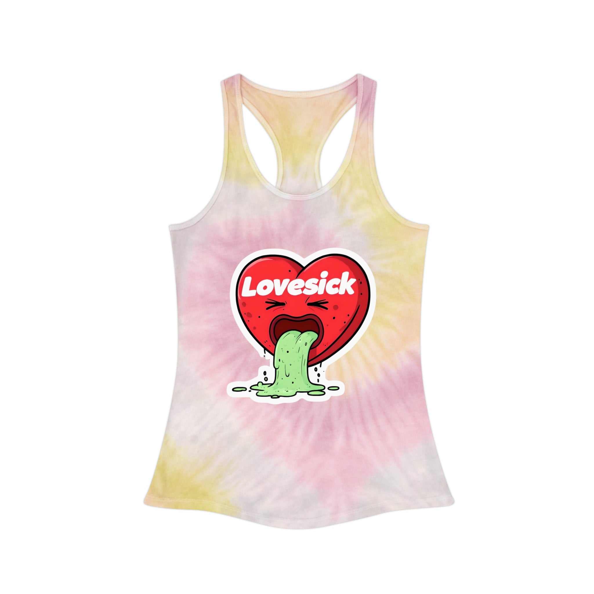 Lovesick Tie-Dye Racerback Tank