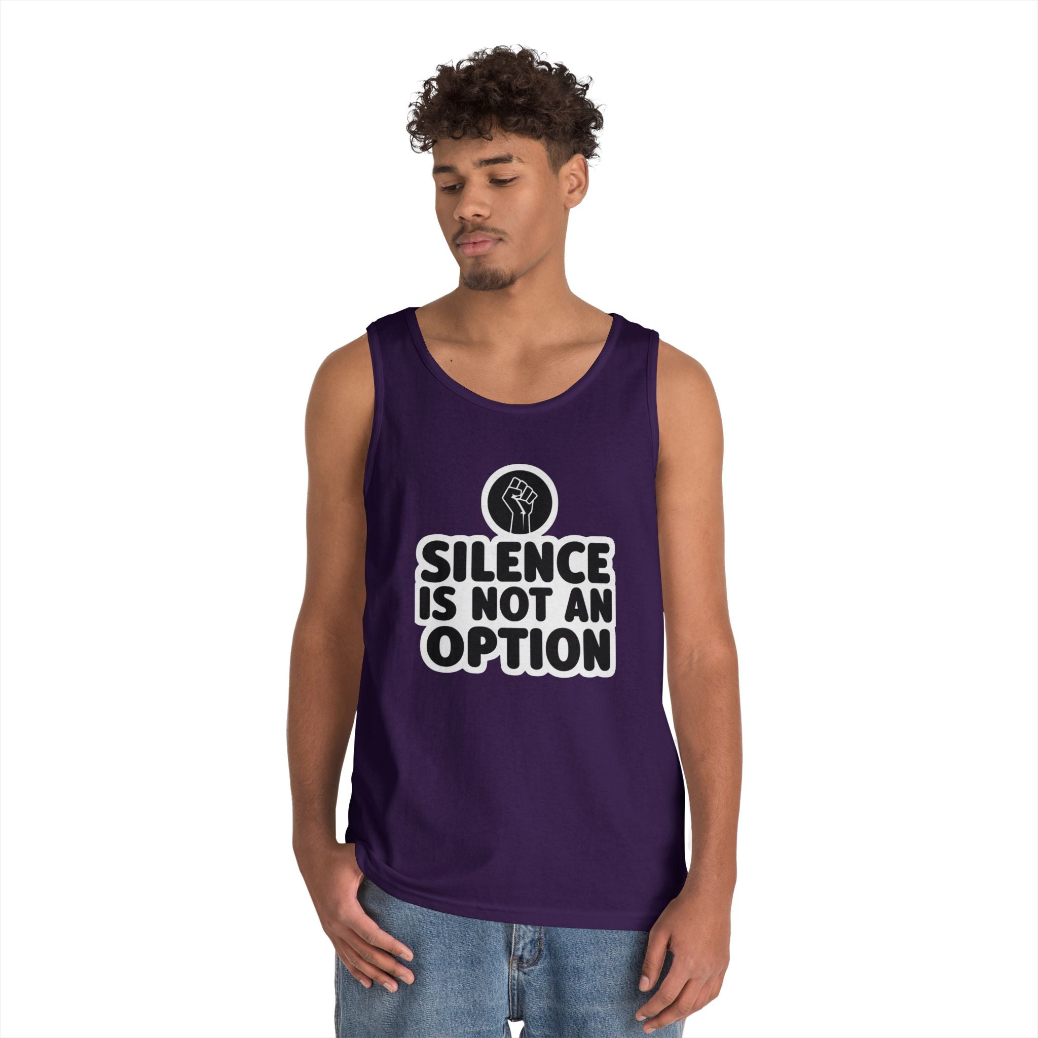 Protest Statement Tank Top - Unisex Heavy Cotton Tee, Activism Apparel, Gift for Advocates, Everyday Wear, Equality Message