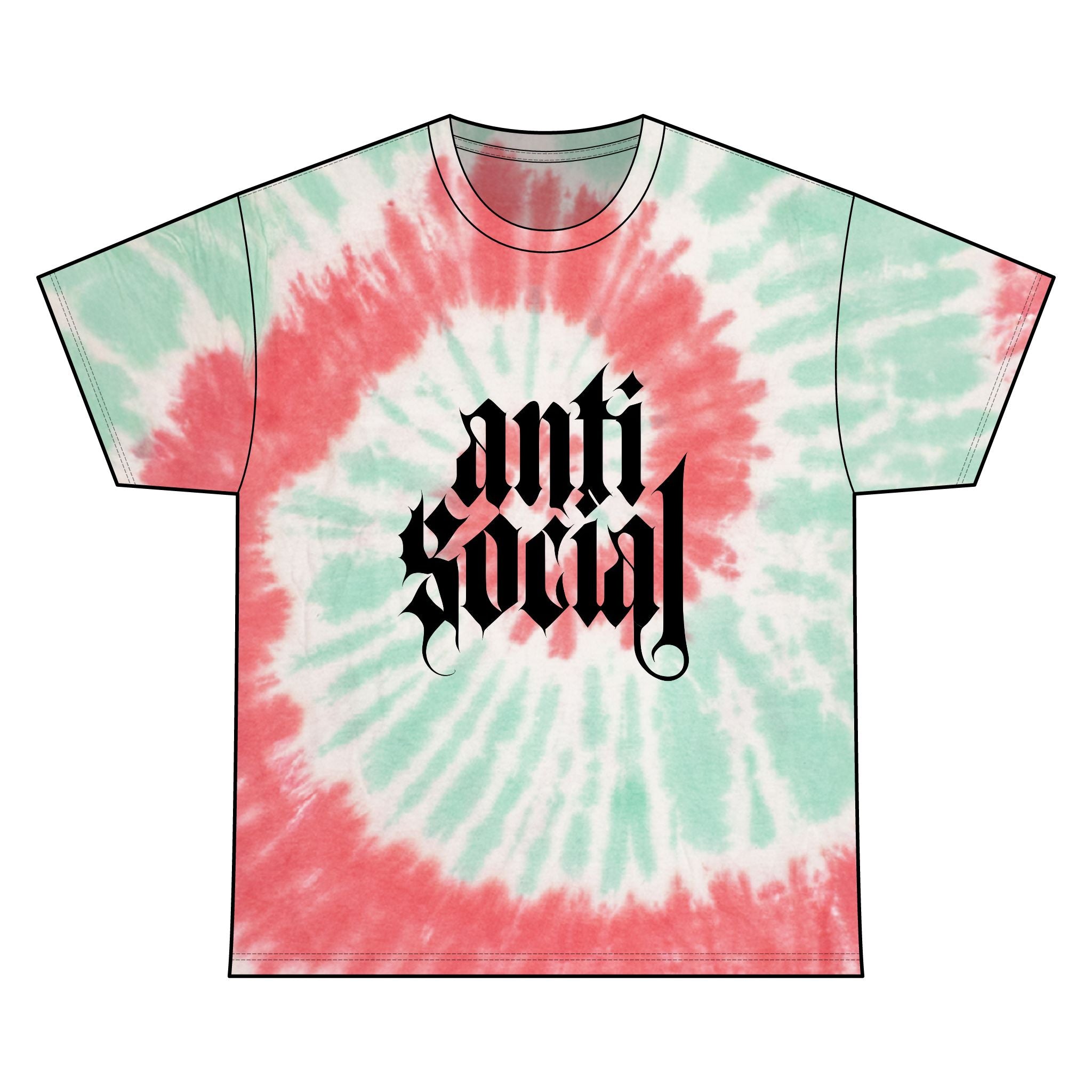 Anti Social Tie Dye Tee