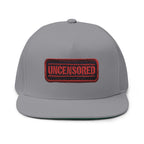 Uncensored Embroidered Flat Bill Cap