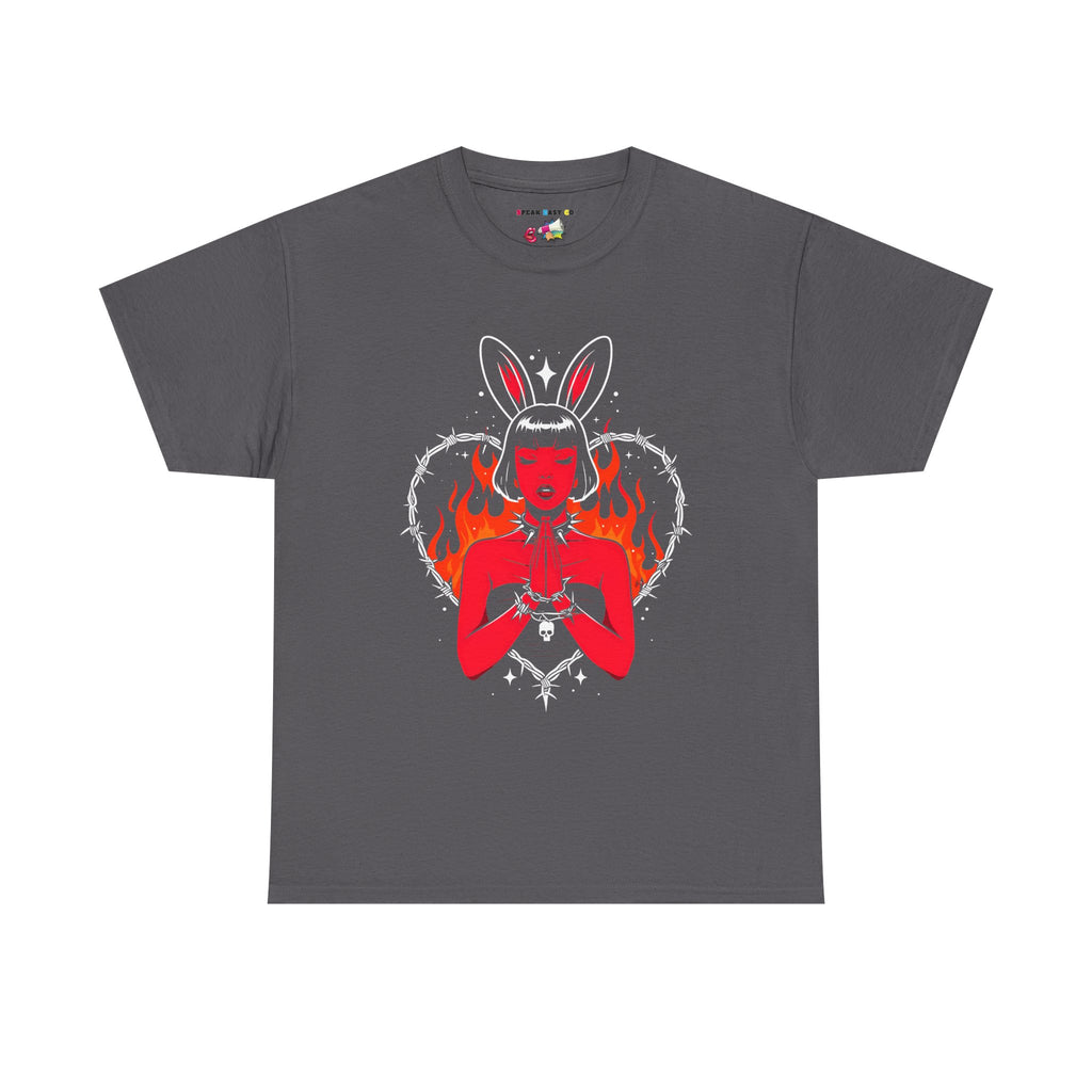 Edgy Bunny Heart Tee